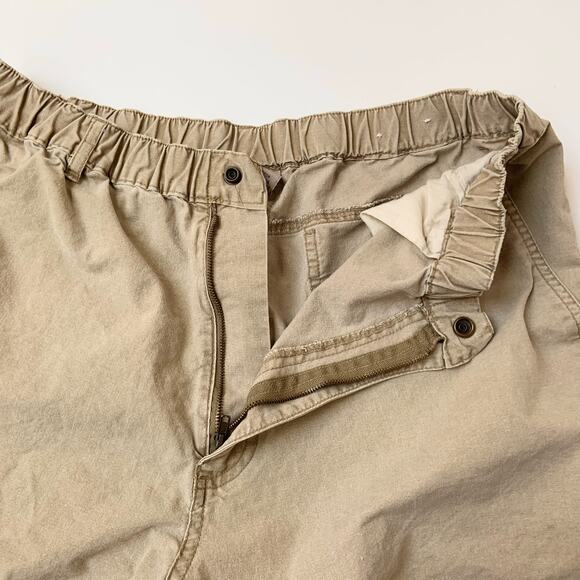 Vintage Windridge Cotton Khaki High Waisted Shorts Women's Medium - Picture 2 of 10